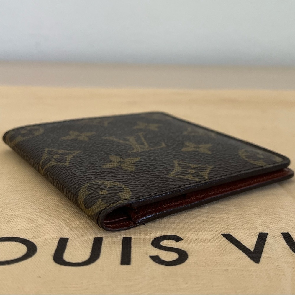 Rare Louis Vuitton Bifold Credit Card Wallet Monogram Vintage France 1987 - Picture 7 of 17
